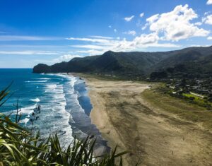 Auckland is turning out good so far - Piha beach