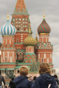 Travel to Russia in 2026: Admiring St Basils Cathedral, Red Square, Moscow, Russia
